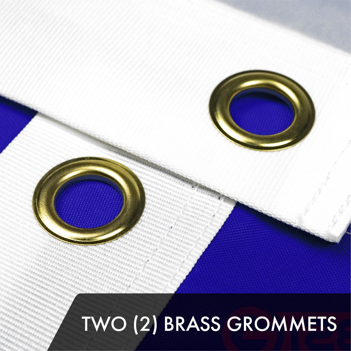 Ensemble Drapeau G128 - Drapeau Chrétien Et Américain 5x8 Pieds - Polyester Brodé - Neuf