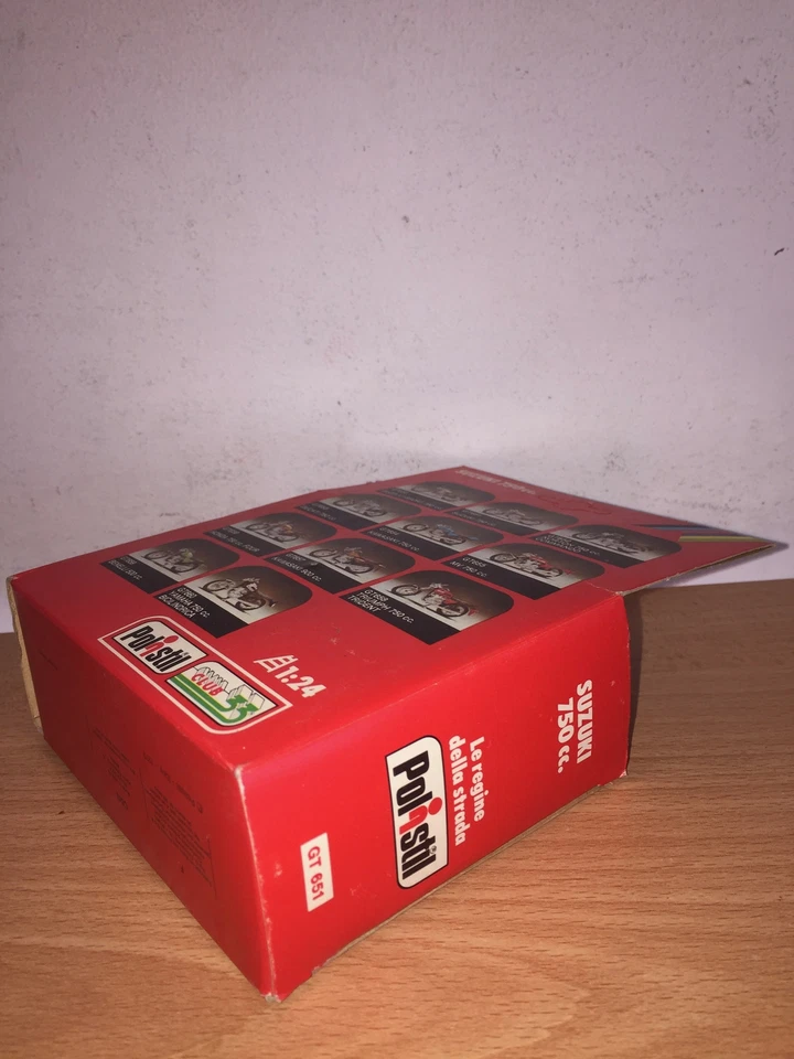 Polistil Le Regine della Strada 1:24 SUZUKI 750 cc. in Metallo GT651 MIB, 1979 - Immagine 4 di 4