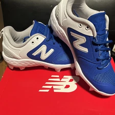 New Balance Fresh Foam Velo V3 Softball Cleats Women Size 6 1/2 Blue SPVELOB3