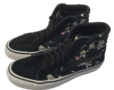 Mens 5.5, Womens 7 Vans Disney Toy Story Sk8-Hi Pixar Buzz Lightyear Wall, High
