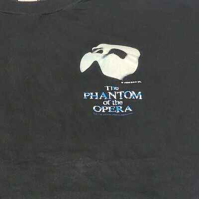 Vintage Phantom Of The Opera 1986 Broadway Glow  Shirt Single Stitch JunJul