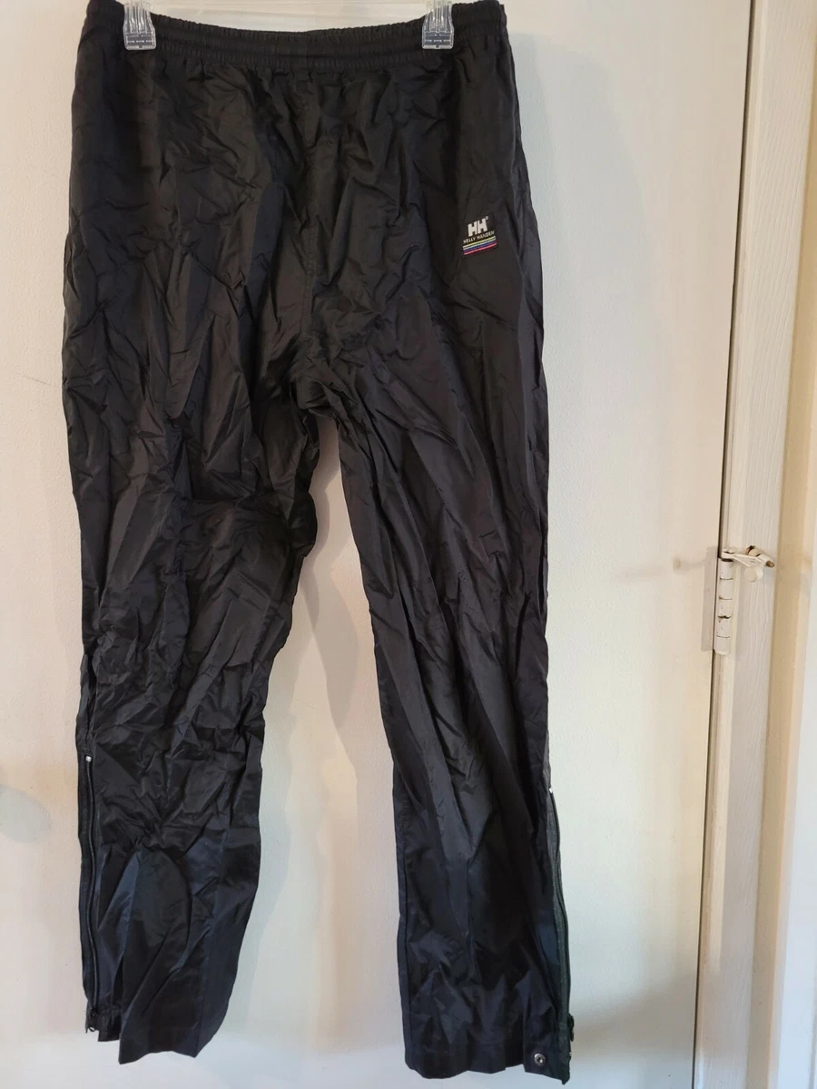 Helly Hanson Rain Pants Women s Size Small MEDIUM Black eBay