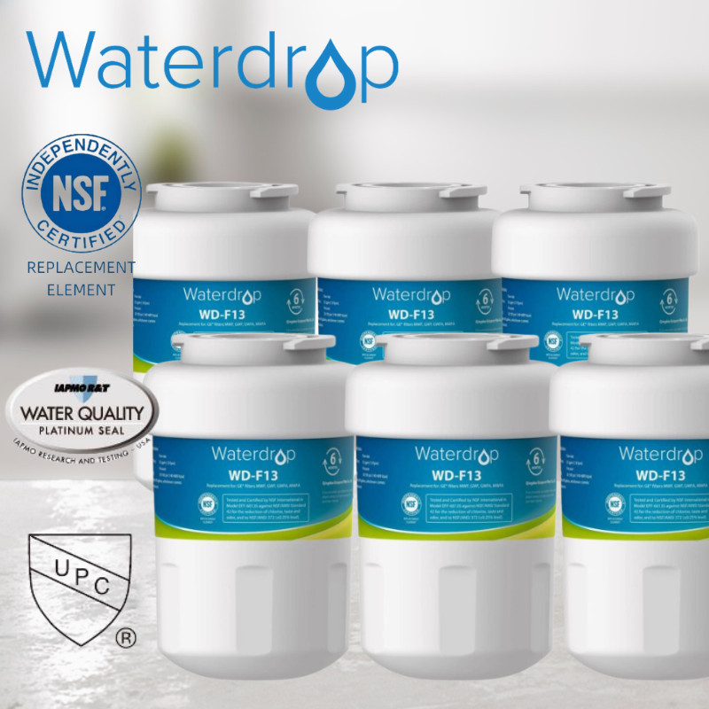 Waterdrop Water Filter, Replacement for GE&reg; Smart Water MWF