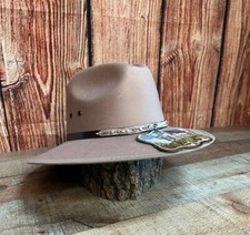 Men Women Faux Felt Western Cowboy Wide Indiana Hat Tejana Vaquera Rodeo Unisex