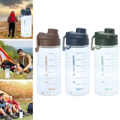 1,5 l Sport Wasserflasche tragbare Trink Auslaufsichere Flasche BPA Kostenlos Fitnessstudio Reise