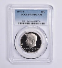 PR69 DCAM 1977-S Kennedy Half Dollar 50c PCGS Blue Lbl