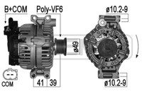 Messmer Lichtmaschine Generator 110A 14V FüR BMW 3Er Compact 316 TI 318 318I