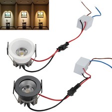 3W High Power Dimmable LED COB Recessed Ceiling DownLights Bulb Lamp + Driver RC