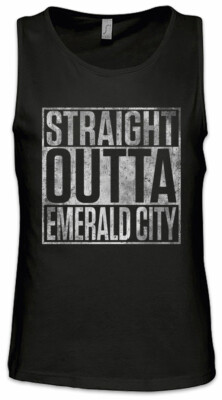 Straight Outta Emerald City Herren Tank Top The Wizard Os OZ Der Zauberer Von