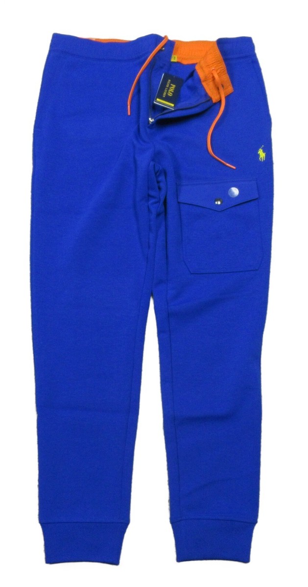 Polo Ralph Lauren Men's Sapphire Star/Orange Double Knit