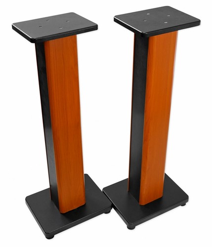 Pair 28" 2-Tone Speaker Stands For Klipsch RP-150M Bookshelf Speakers - Picture 4 of 8