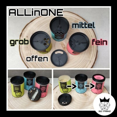 Streuaufsatz ''ALLinONE'' (3D Prinz) passend für Just Spices Gewürzdosen