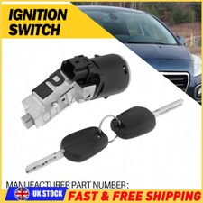 FOR CITROEN DISPATCH 2006-ON IGNITION BARREL WITH KEY 9663123380 REPLACEMENT UK