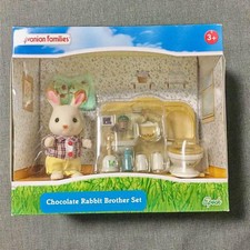 sylvanian families chocolate rabbit brother set