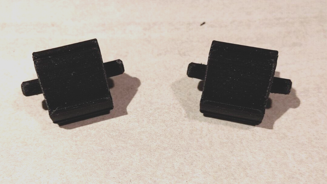 Replacement Tape Dispenser Core 2pk - Plastic - Deep Black-image