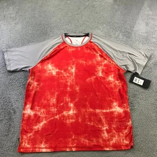 Spyder Shirt Mens Extra Large Swim Rash Guard Shirt  UPF 30 Surf Sand Hiking Red