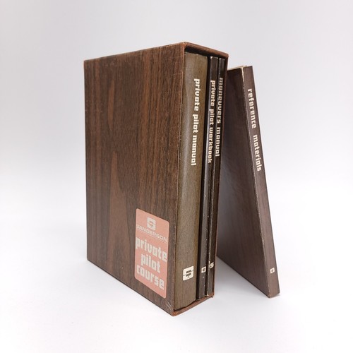 Vintage Jeppesen Sanderson Private Pilot Training Course Books Manual 1973 Plane - Picture 3 of 4
