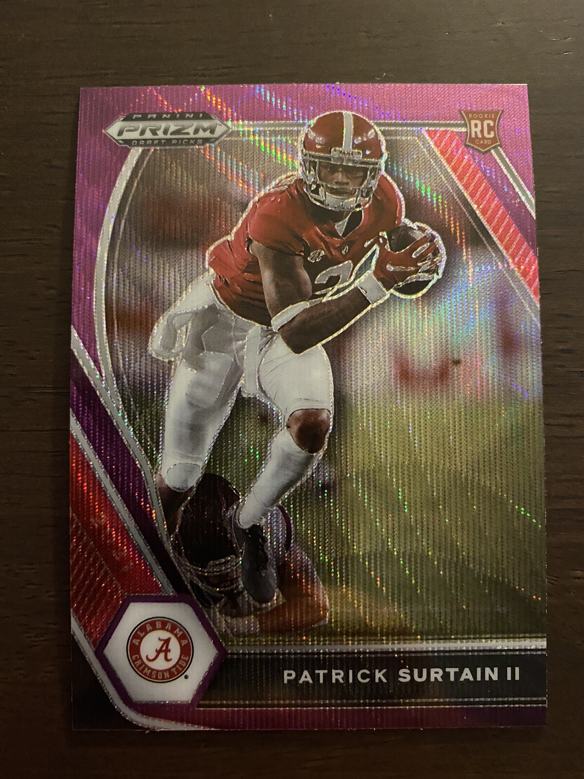 2021 PRIZM Draft Picks #143 Patrick Surtain II RC PURPLE WAVE