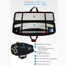 GreenBull Portable Camera Slider 7.2m Track Dolly Video Stabilizer Steel Rail