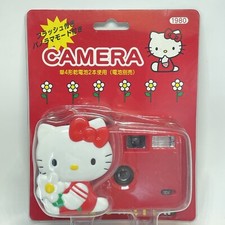 Hello Kitty film camera vintage new Sanrio rare 1999 JAPAN unopened red 35mm