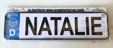 ALBATROS NOWA TABLICZKA Z IMIENIEM NATALIE METAL ORYGINALNE OPAKOWANIE KULTOWY OBIEKT PONADCZASOWY SZLACHETNY TOP