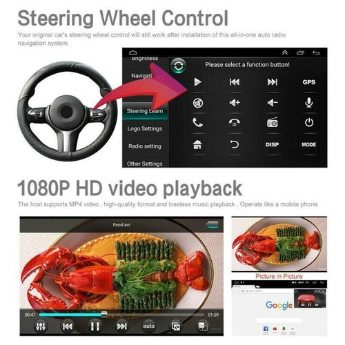 Stereo Radio GPS For Ford F150 F250 F350 F450 F550 Escape Focus 7" Android 10.1 - Picture 7 of 12