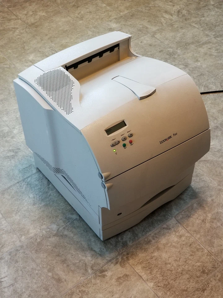 LEXMARK T522 MONOCHROME LASER PRINTER  - Image 3 of 4