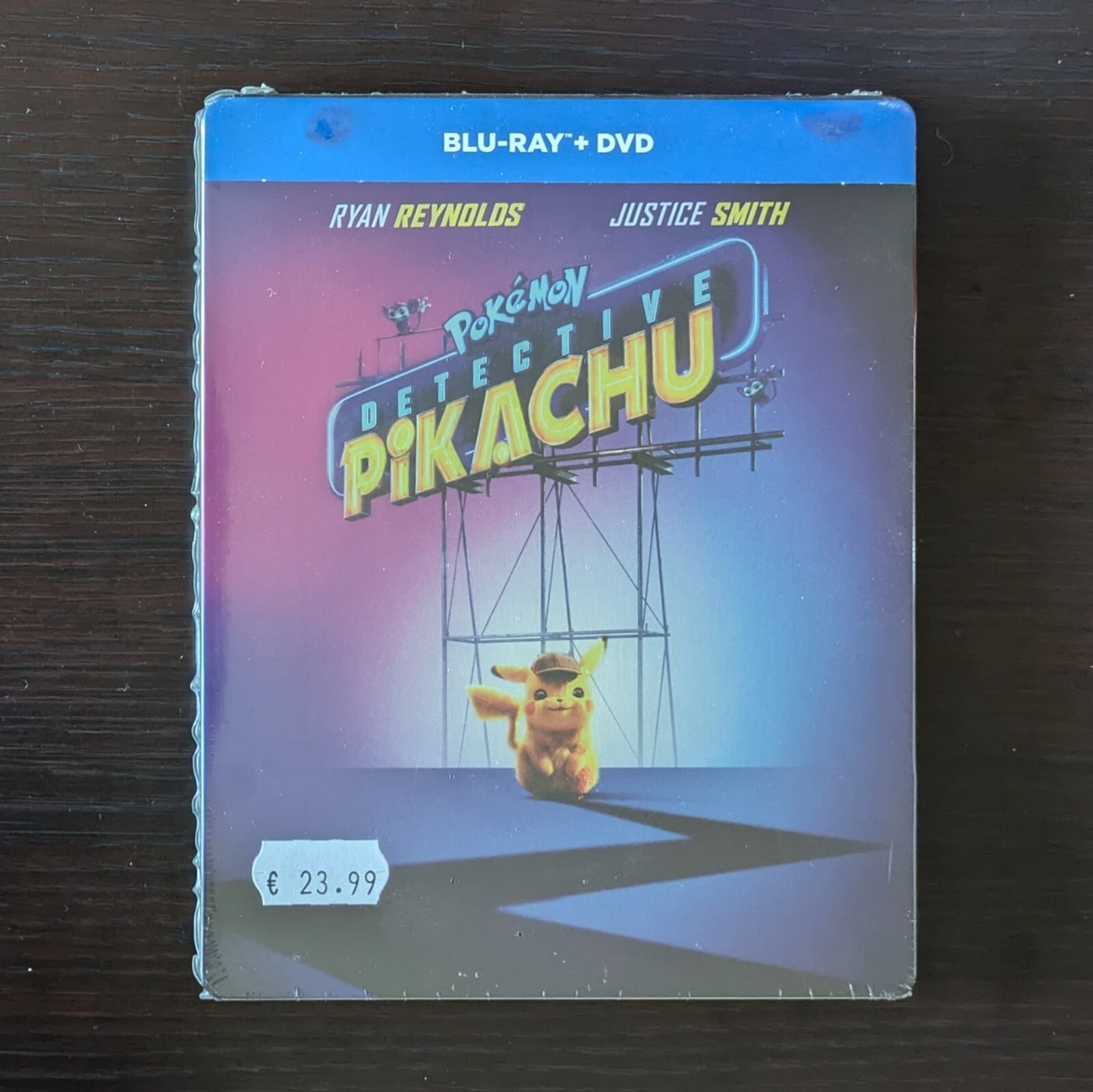 DETECTIVE PIKACHU STEELBOOK BLU RAY + DVD SIGILLATO EDIZIONE ITALIANA