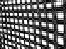 BLACK VINYL COATED mesh 1/8" HOLES 59" outdoor rated  3 yards total in 2 pieces