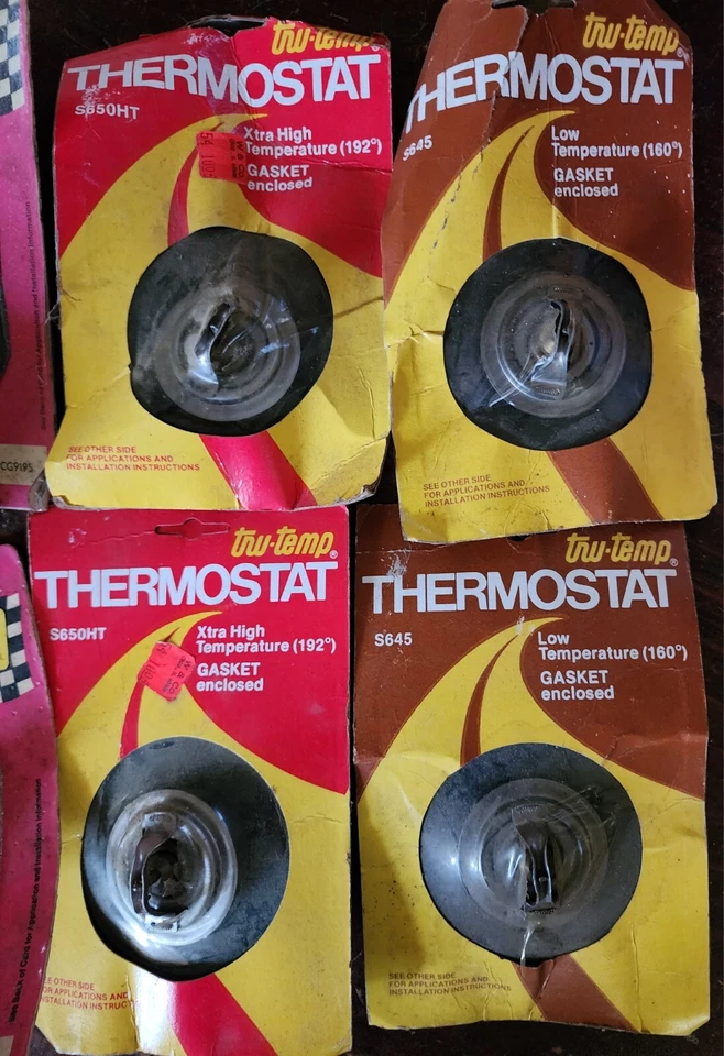 TERMOSTATOS Y JUNTAS AUTOMOTRICES DE COLECCIÓN NOS TRU-TEMP INTERSTATE CAROL SEARS Foto 2 de 4
