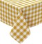 Ashley Mills Seersucker Gingham Check Woven Squares Tablecloth Grey Ochre Blue Natural (Grey, Pack Of 4 Napkins