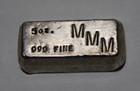 M M M   .999  SILVER  BAR   5  TROY  OZ.
