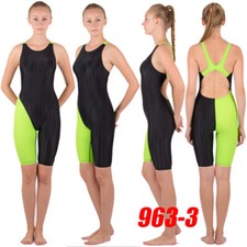 NWT HXBY 963-3 COMPETITION TRAINING RACING KNEESKIN SWIMWEAR XS US GIRLS 7-8 NEW