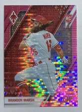 2022 Panini Chronicles Phoenix Brandon Marsh Pink Pulsar Prizm Rookie Card #2
