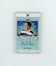 RARE 2020 Leaf Pop PRIZM SP MARK CUBAN AUTO 1/50!▪️Shark Tank! Mavericks $$$