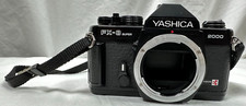 Yashica FX-3 Super 2000 35mm SLR Film Camera Black Body from Japan b3
