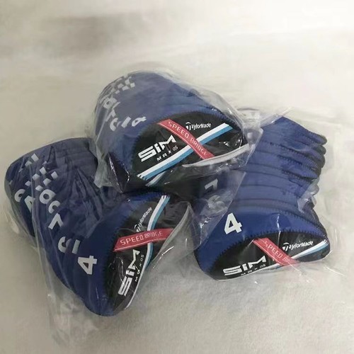 10PCS 456789PASL Golf iron HeadCover TLM SIM Universal golf club cover men women - Picture 2 of 14