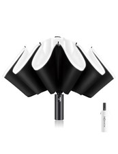 XIXVON Umbrella Pro 10 Ribs, White  UPF 50 99 One Size, X2 White 