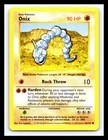 💥 ONIX Shadowless Base Set 1999 Pokemon TCG Non Holo # 56/102