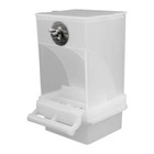 Biały karmnik dla ptaków Automatyczny karmnik papug Pijący Pojemnik na nasiona na żywność