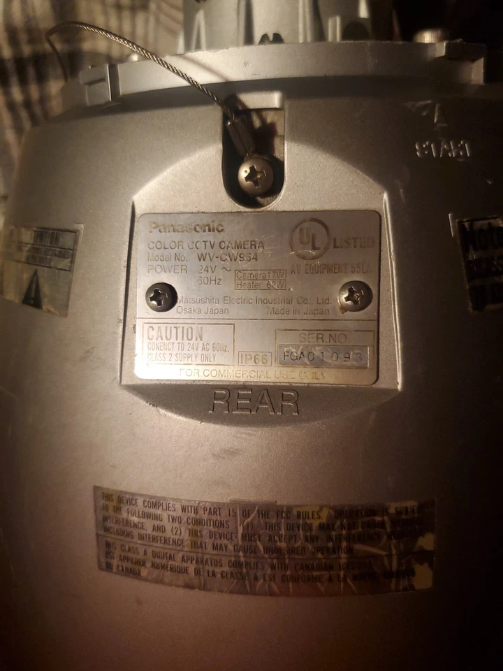 Cámaras de seguridad exterior Panasonic WV-CW964 USADAS reemplazadas con actualización Foto 2 de 4