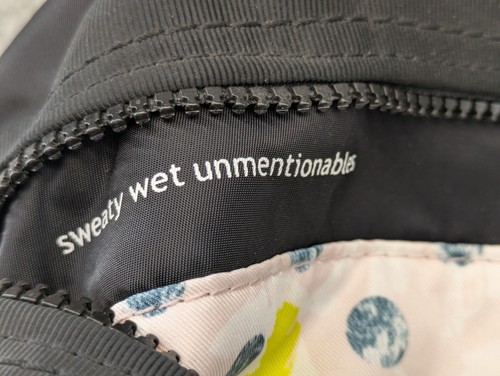 Lululemon “Sweat Love” Black Gym Duffel Bag – Shoulder Strap - Picture 13 of 14