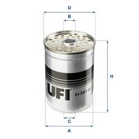 Ufi 24.361.00 Kraftstofffilter FüR Fiat Peugeot Renault Ford CitroËN Volvo Jeep