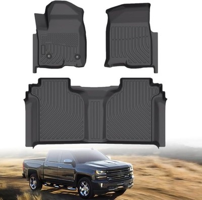 Floor Mats Fit for 2019-2024 2025 Chevy Silverado/Gmc Sierra Denali 1500 & 2020-