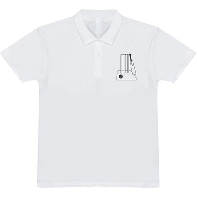'Cricket Pitch Essentials' Adult Polo Shirt / T-Shirt (PL054246)