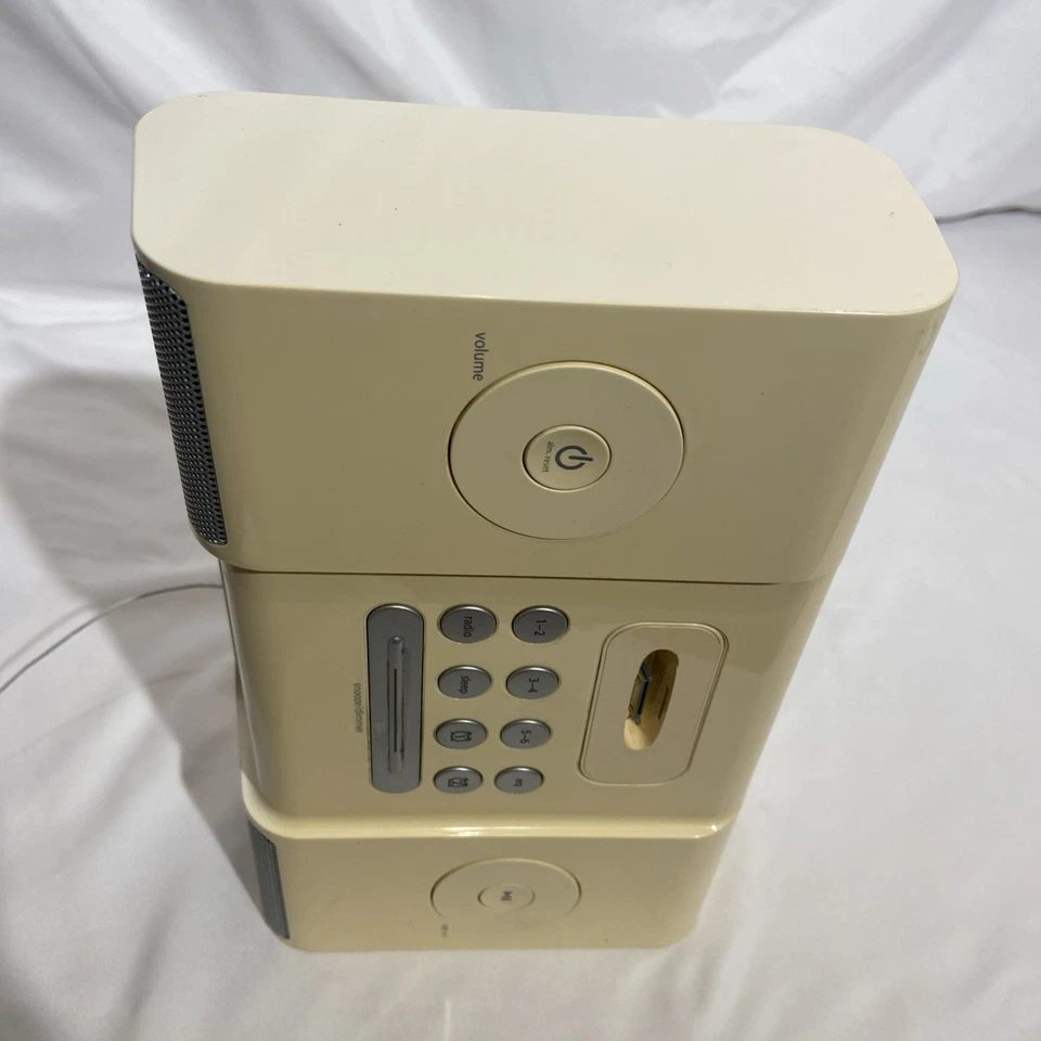 iHOME iH9 iPod Altavoz Base Reloj AM/FM Radio Alarma Batería Respaldo SIN CONTROL REMOTO Foto 4 de 4