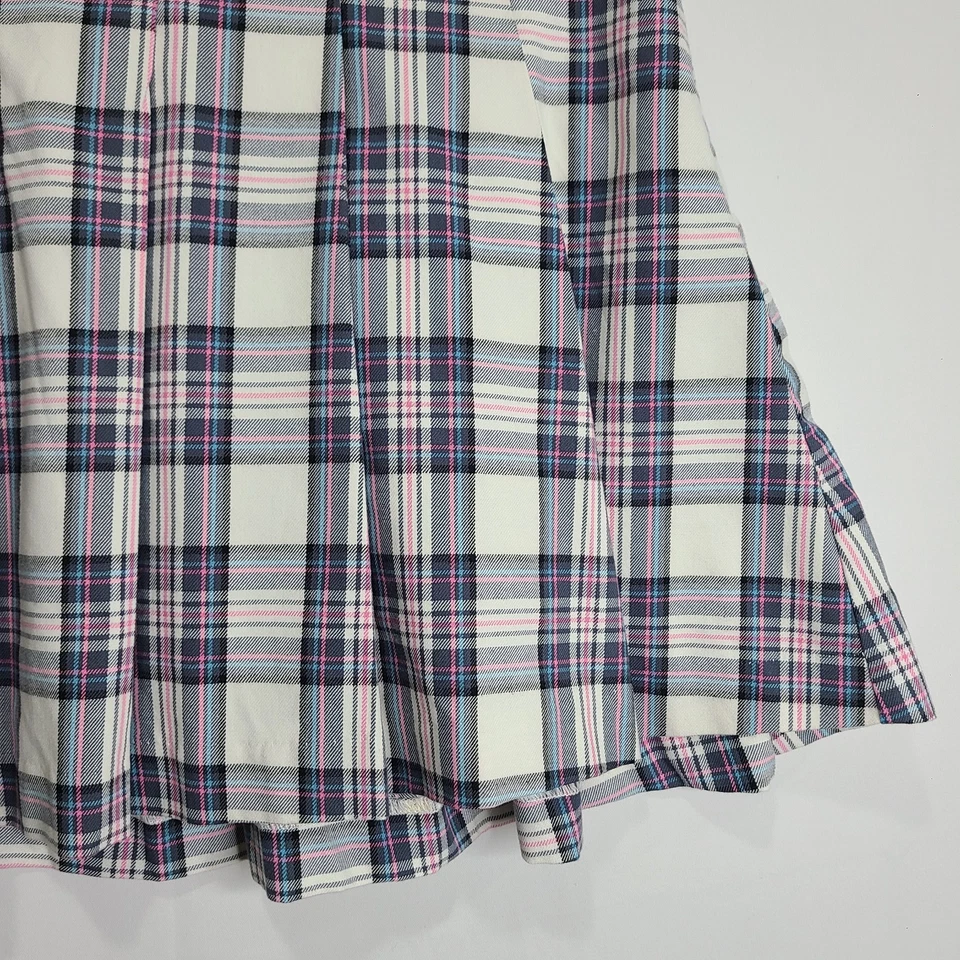 Falda plisada a cuadros rosa/azul Wonder Nation Girls XL (14-16) Foto 4 de 4