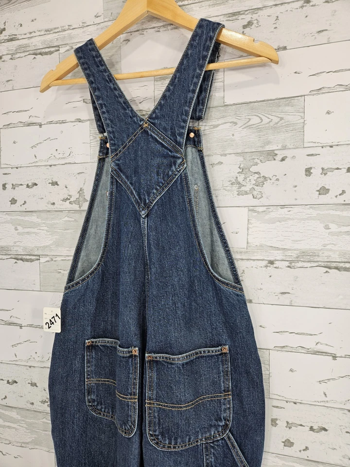 Ropa de trabajo recta azul marino antigua no elástica 100 % algodón en general para mujer 6 Foto 4 de 4