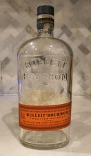 Bulleit Bourbon Frontier Whiskey Bottle Empty...