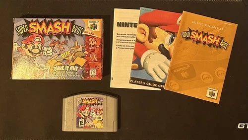 Super Smash Bros. (Nintendo 64, 1999) CIB N64 Complete In Box